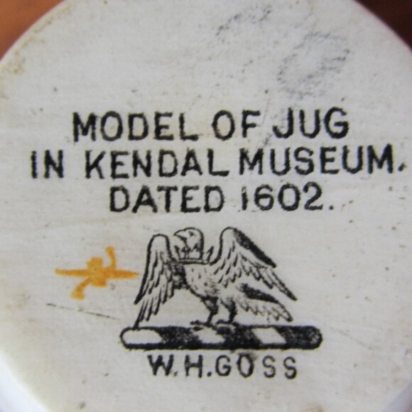 W.H. Goss crested heraldry china vintage Erith (GC083 Grace) - Picture 6 of 6